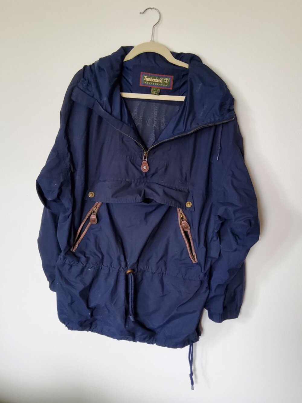 Timberland Men's Navy Anorak Jacket size L
